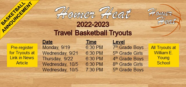 Travel Basketball Tryouts