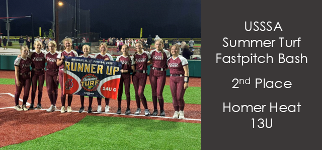 13U Softball 2nd Place
