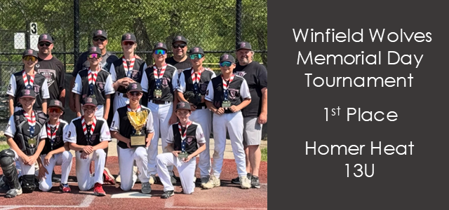 Heat 13U Baseball 1st