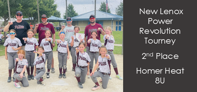 8U Softball Finish 2nd